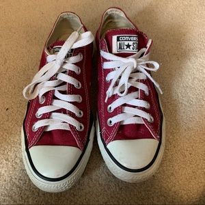 Maroon Converse